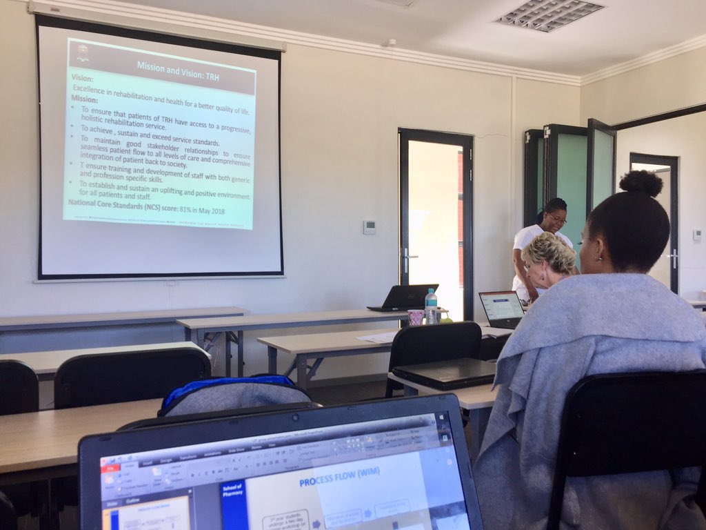 SMU_PHPM's tweet photo. Our second year MPharm students already tackling their Quality Improvement Projects (QIP) 👏🏽👏🏽! Presenting their QIP topics/ideas to their lecturers and supervisors 🙌🏽💃🏻. 

What are you doing to improve the quality of services provided in your workplace?💡 💡

#QIP #MPharm #PHPM https://t.co/J3PLEDBXwH