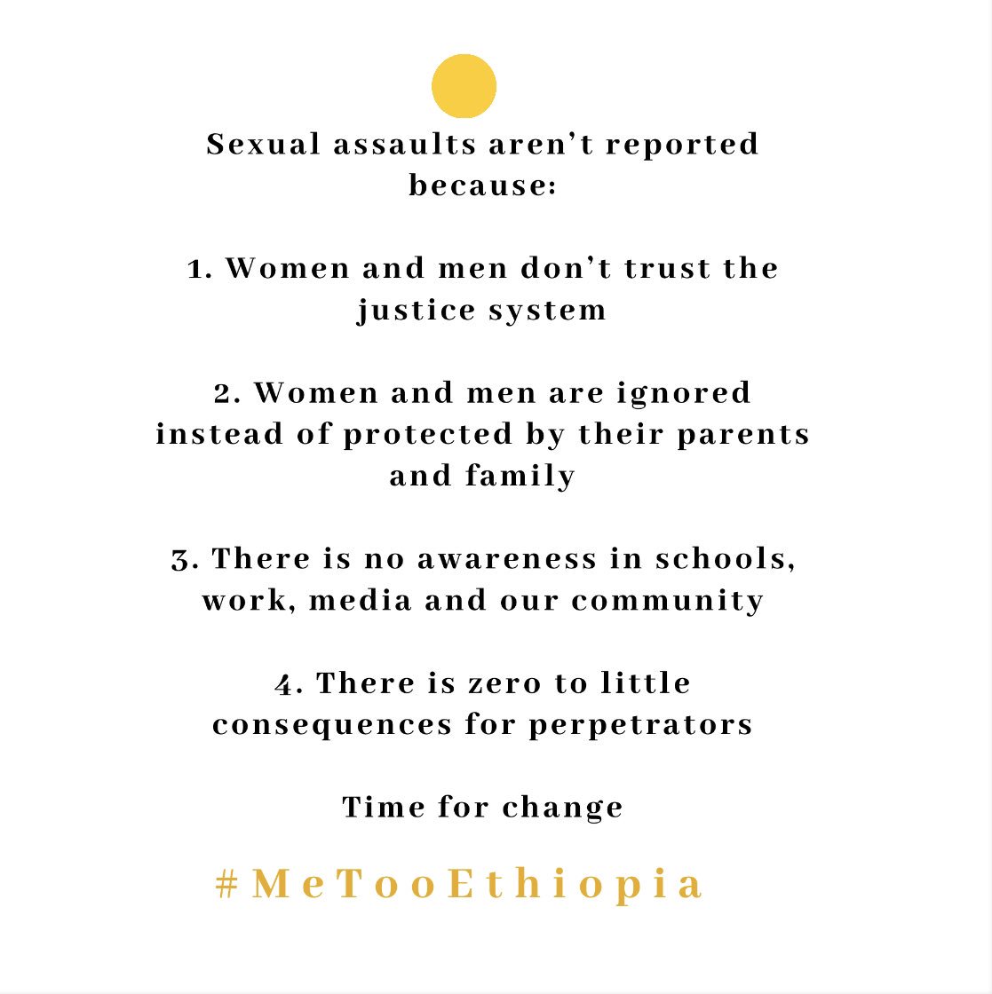 ShadesofInjera's tweet photo. We are asking the Ethiopian government and community leaders to address #SexualAssault issues NOW! #MeTooEthiopia #MeToo @PMEthiopia @fitsumaregaa @addisstandard @UNICEFEthiopia https://t.co/5Bey7QmFYP