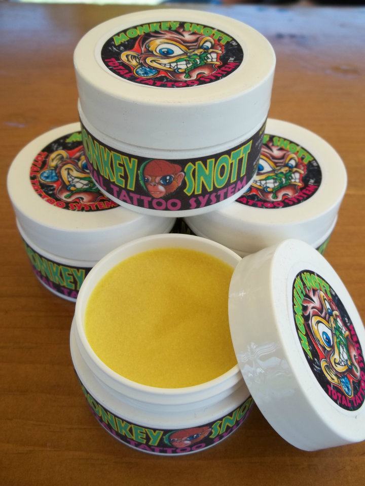 SnottTotal's tweet image. Monkey Snott Total #Tattoo System. All natural tattoo aftercare. monkeysnott.com