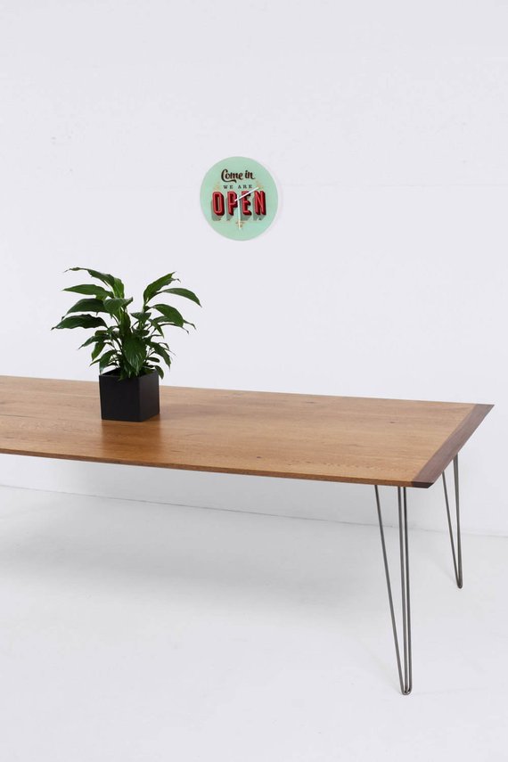 Hardman_Design's tweet image. #NaturalDiningTable #OldOakDiningTable Mid Century Modern Oak Table, Contemporary Design, Oak and Walnut, Solid Wood, Kitchen and Dining Furniture, Hairpin Legs, Handcrafted - EVE
€1550.00
Get here goo.gl/4LRVkm