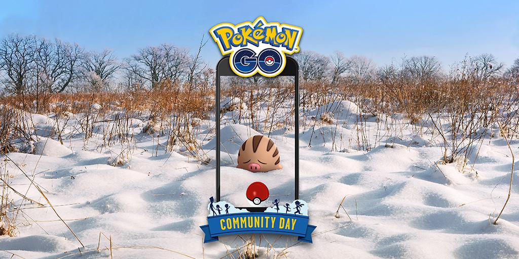 PokemonGOespana's tweet photo. Entrenadores, marcad en vuestros calendarios el #PokemonGOCommunityDay de febrero, que nos traerá a Swinub. ¡No os quedéis helados con la oportunidad de atrapar a este Pokémon de tipo Hielo y Tierra! ❄️ https://t.co/DCg0ciUloC https://t.co/dBFdcgX8Sg