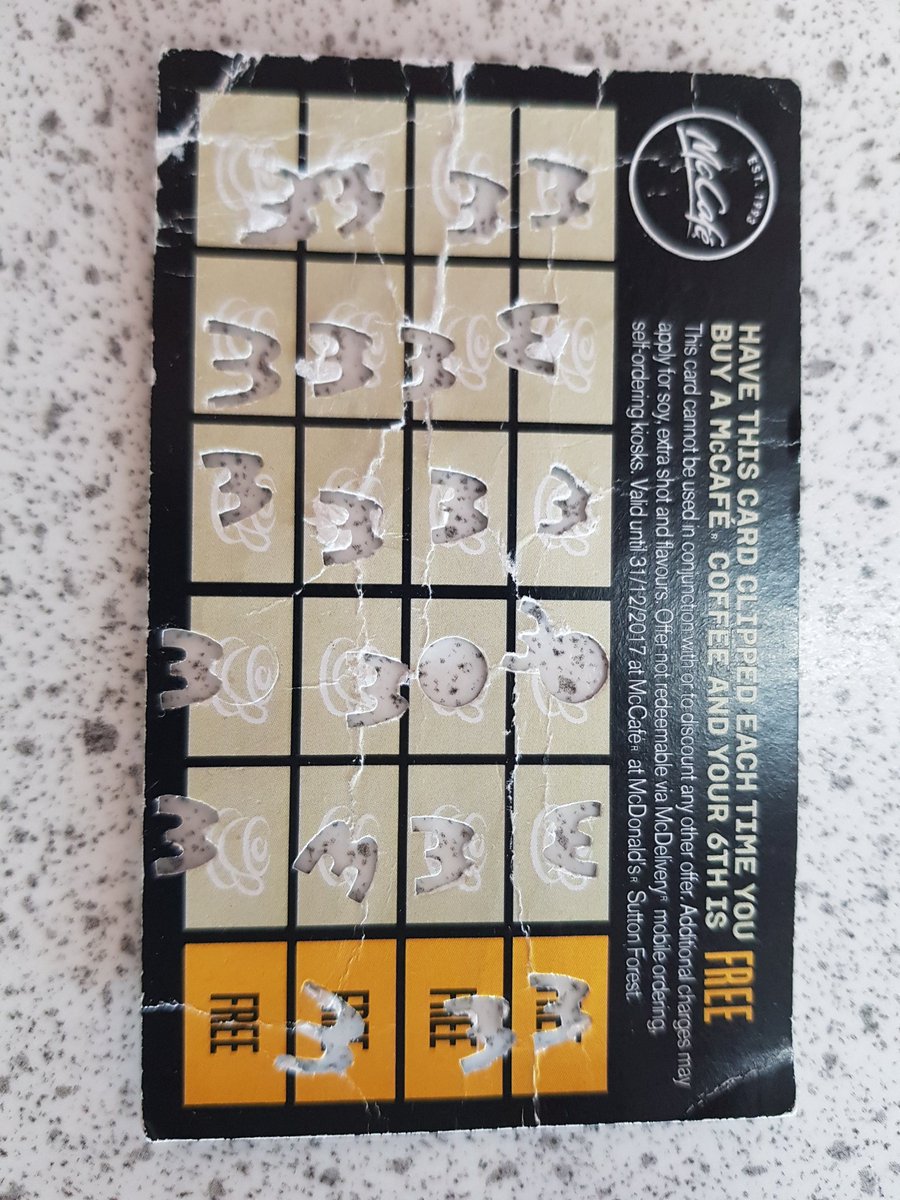 stopthelockouts's tweet photo. @McDonalds incredibly poor form! You cancelled my loyalty card because you've changed over to the app. I bought those coffees in good faith. You've lost me for good.
#McDonalds #neveragain https://t.co/RlK6tItKwV