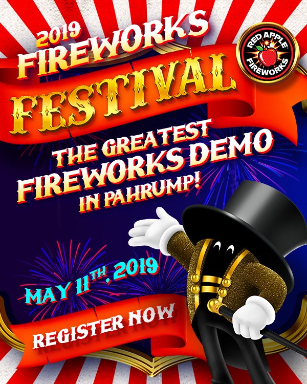 JavaJohnZ's tweet image. Java John Z's : Red Apple Presents the 2019 Fireworks Festival: The Greatest Fireworks Demo in Pahrump! #Pyrosquad javajohnz.com/2019/01/red-ap…