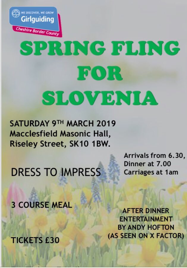 GGMiddlewood's tweet photo. Come #joinus for a @GirlguidingCB fundraising evening with dinner, dancing and entertainment from #macclesfields very own #XFactor entertainer #AndyHofton! https://t.co/w6kIjVuW8j
