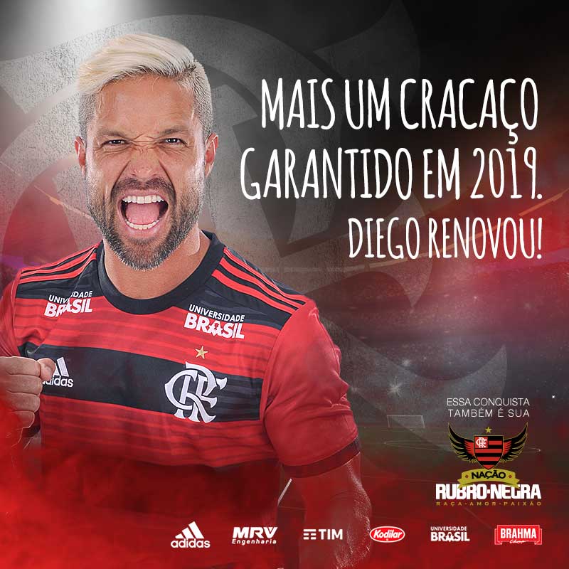 Flamengo's tweet photo. O 10 FICA!

@ribasdiego10 RENOVOU!

PODE COMEMORAR, NAÇÃO RUBRO-NEGRA! https://t.co/BZGECeRpKN