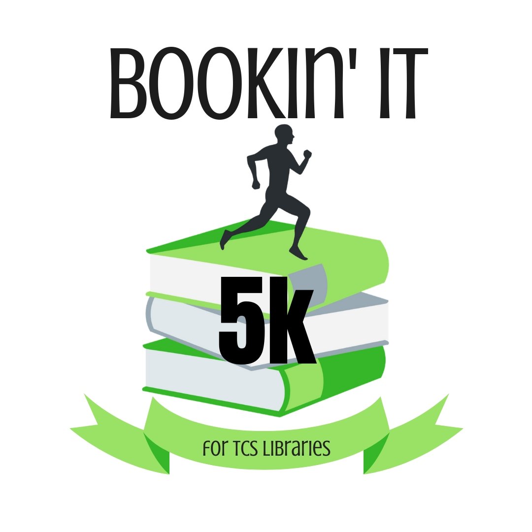 TCSBookinIt5k's tweet image. Have you seen one of our #BookinItForTCSLibraries posters around Tuscaloosa? Take a selfie with one of our flyers out and about and tag us with where you saw it! You may just be picked for a discounted registration fee!