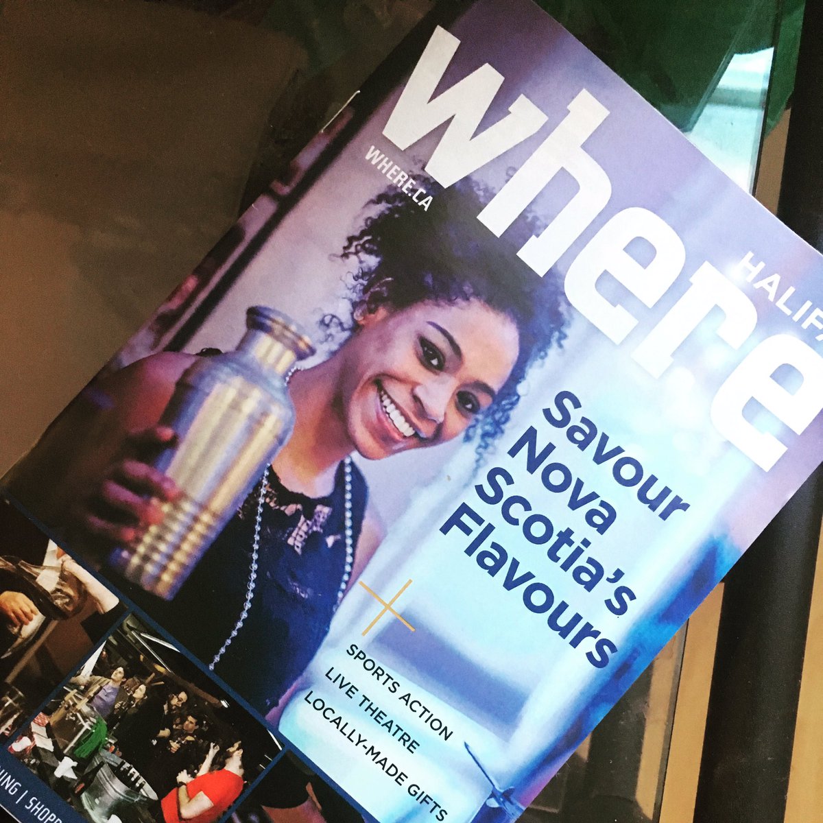 ColesLiyah's tweet photo. Have had a lot of people notice this around the city, yes this is me. Thanks for all the support🥂 Feeling grateful~. #thisisSpli #halifax  #wheremagazine @HalifaxMagazine https://t.co/r4zB3L8RTx