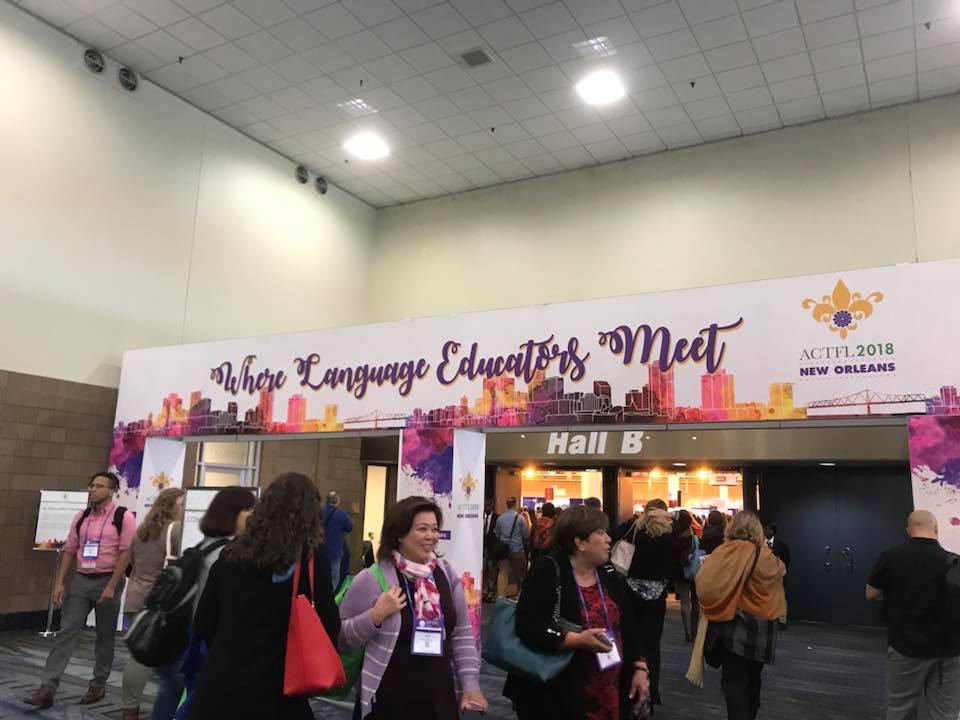 BPSF92's tweet photo. The Foundation's Teacher Professional Development Program recently helped foreign language teachers Benjamin Hamilton and Amy Nguyen attend The American Council on the Teaching of Foreign Languages (ACTFL) Conference in New Orleans. #FoundationImpact #TeacherDevelopment @actfl https://t.co/HGYzaSJU2p