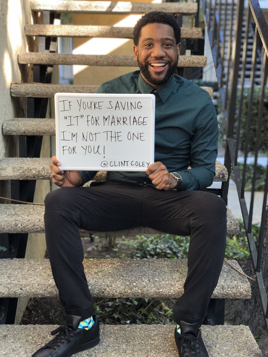 ClintColey's tweet photo. Fellas. Another #remindHER you don’t have to wait til marriage cuz she is! Be out! https://t.co/SMwWVQq1ci