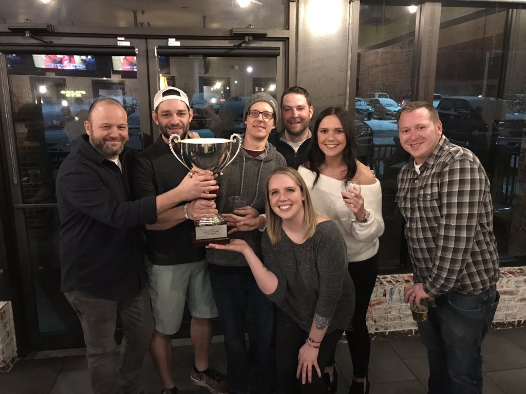 EatatSHACK's tweet photo. A great time had by all at our🎄OGHG Holiday Party ❄️
•Huge THANKS to @macslocaleats for catering our event! 🍔 if you haven’t tried their burgers you’re missing out!•
.
.
#eatatshack #holiday #party #foosball #burger #football #january #thanksforanothergreatyear https://t.co/dfrqvJGr6W