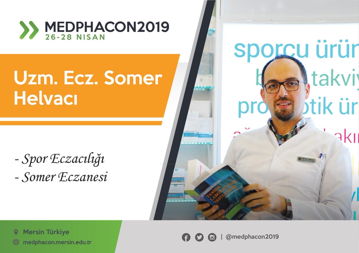 <a href="/MEDPHACON2019/">MEDPHACON 2019</a> ‘da Uzm.Ecz.Somer Helvacı da bizlerle 🌸🌟