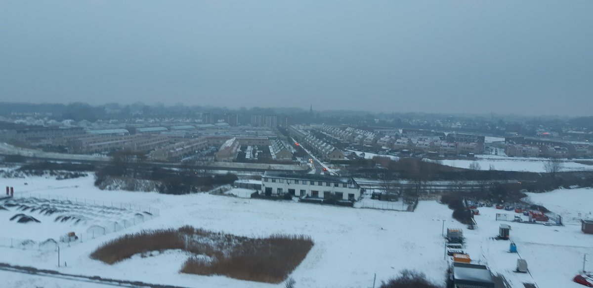 En ook de zanderij is goed te zien vanaf de watertoren.