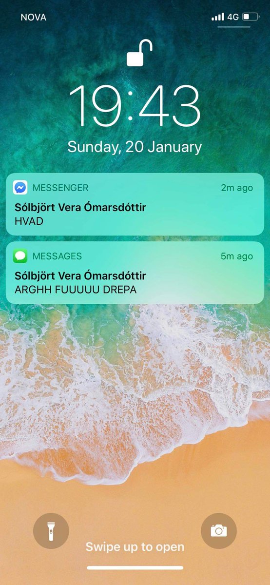 Kæró hringdi 2svar í mig og þetta eru viđbrögđin mín.
Hann elskar mig. Skil ekki.