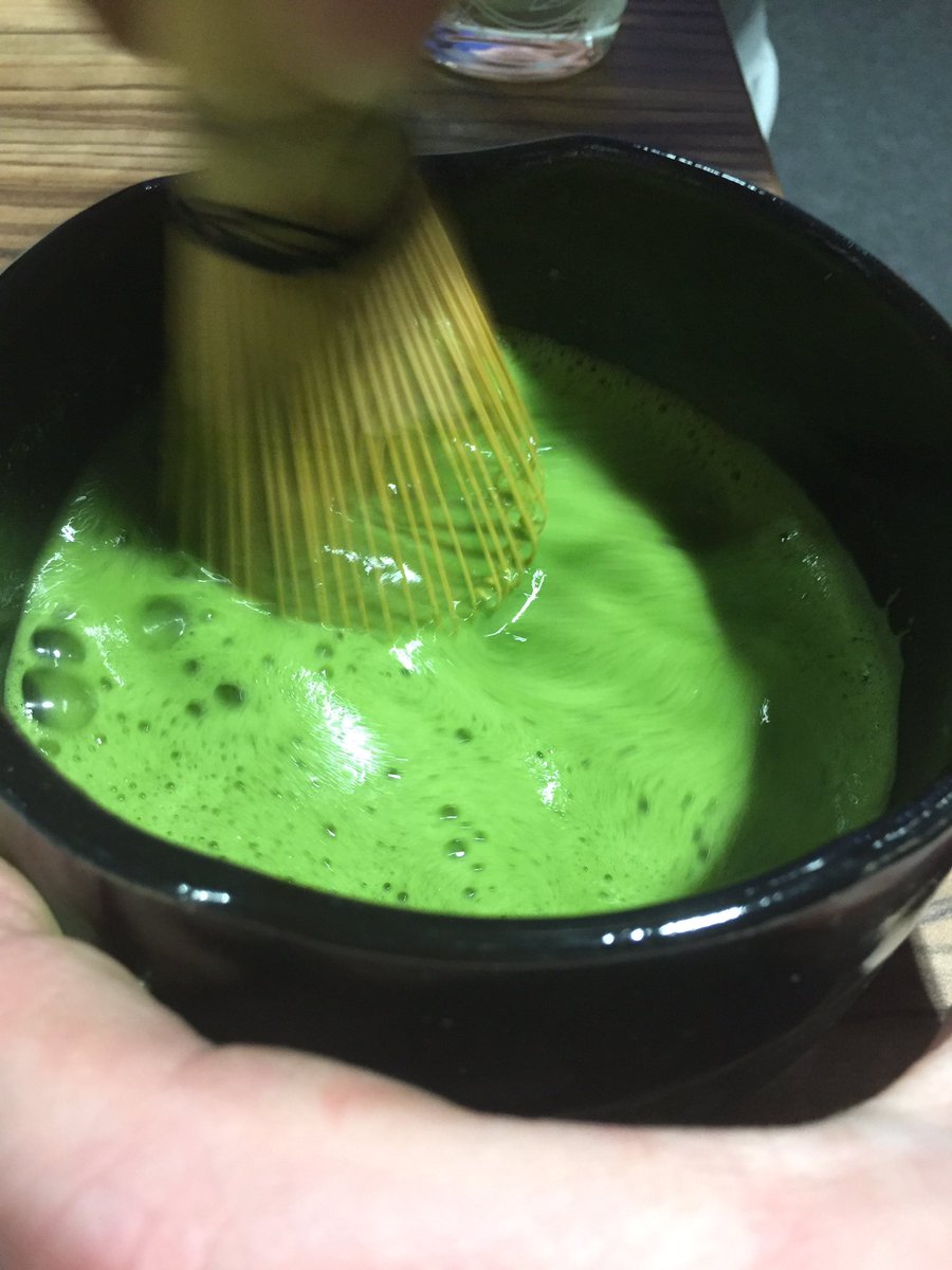 #Matcha Tasting mit #teegschwendner - sehr interessant vielen Dank !! <a href="/tg_tee/">TeeGschwendner</a>
