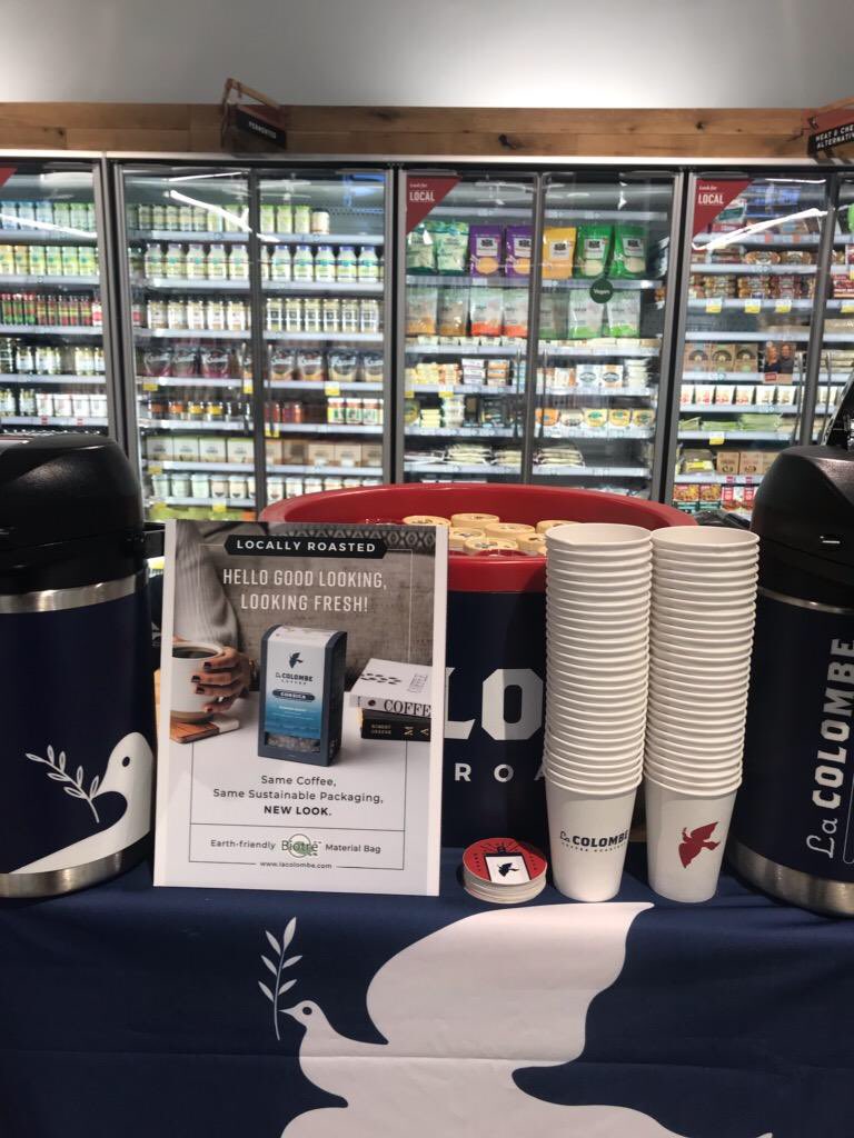 LaColombeCoffee's tweet photo. Serving it up hot and cold at the New @WholeFoods in Newtown Square in Pennsylvania! #DraftsInStock https://t.co/bTIrrNhMUt