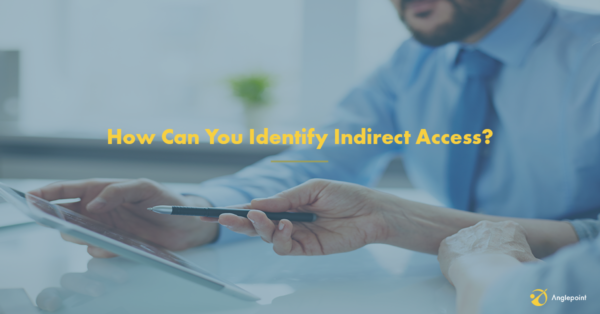 AnglepointGroup's tweet photo. Can You Identify Indirect Access? https://t.co/WNtzdDS3fD #SAP #IndirectAccess #Software #Experts https://t.co/RYHgSXB0CI