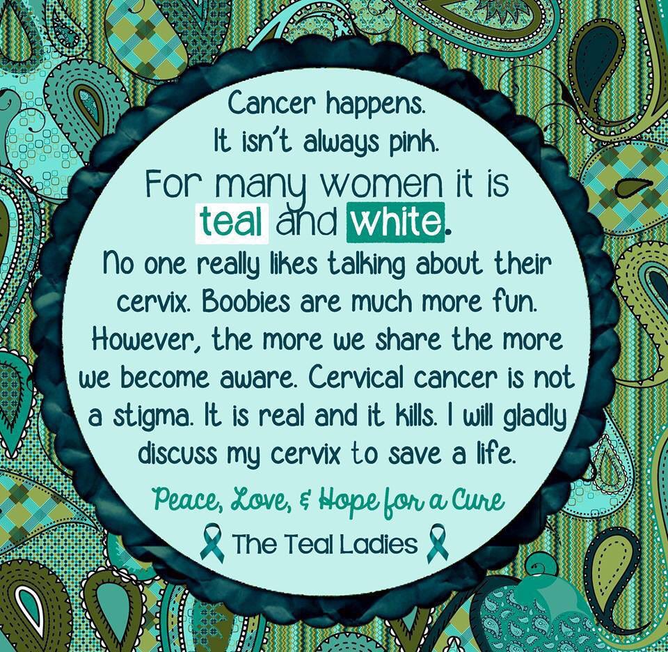 SarahsAngels17's tweet photo. #cervicalcancerawarness https://t.co/eEmyeNVfvn