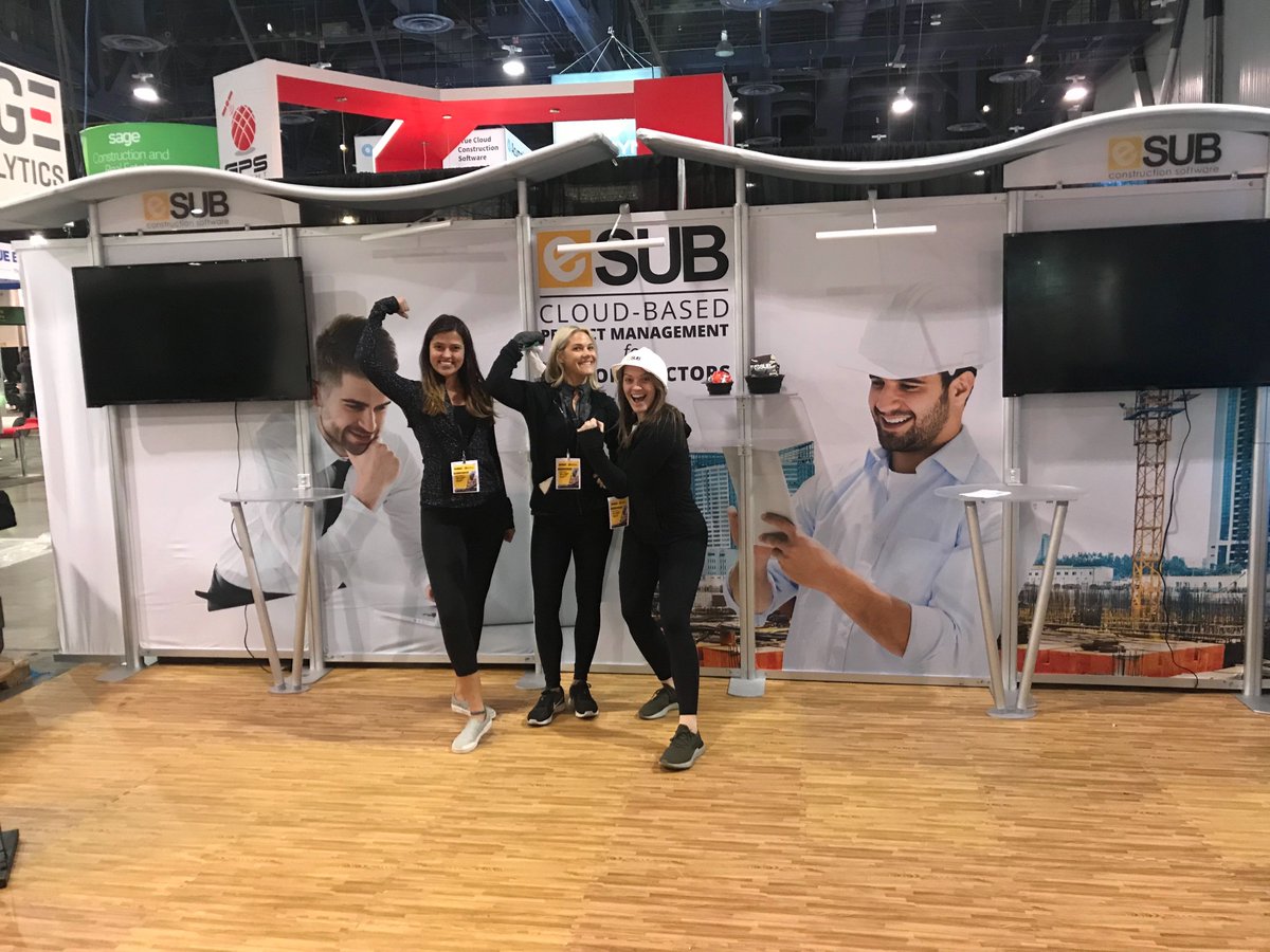 eSUBinc's tweet photo. Good morning World of Concrete! Grab your coffee and stop by our booth # N1772 and win some giveaways on your way into the show! 
#WOC2019 #worldofconcrete @worldofconcrete @worldofconcreteshow #esub https://t.co/D22zbxleK4