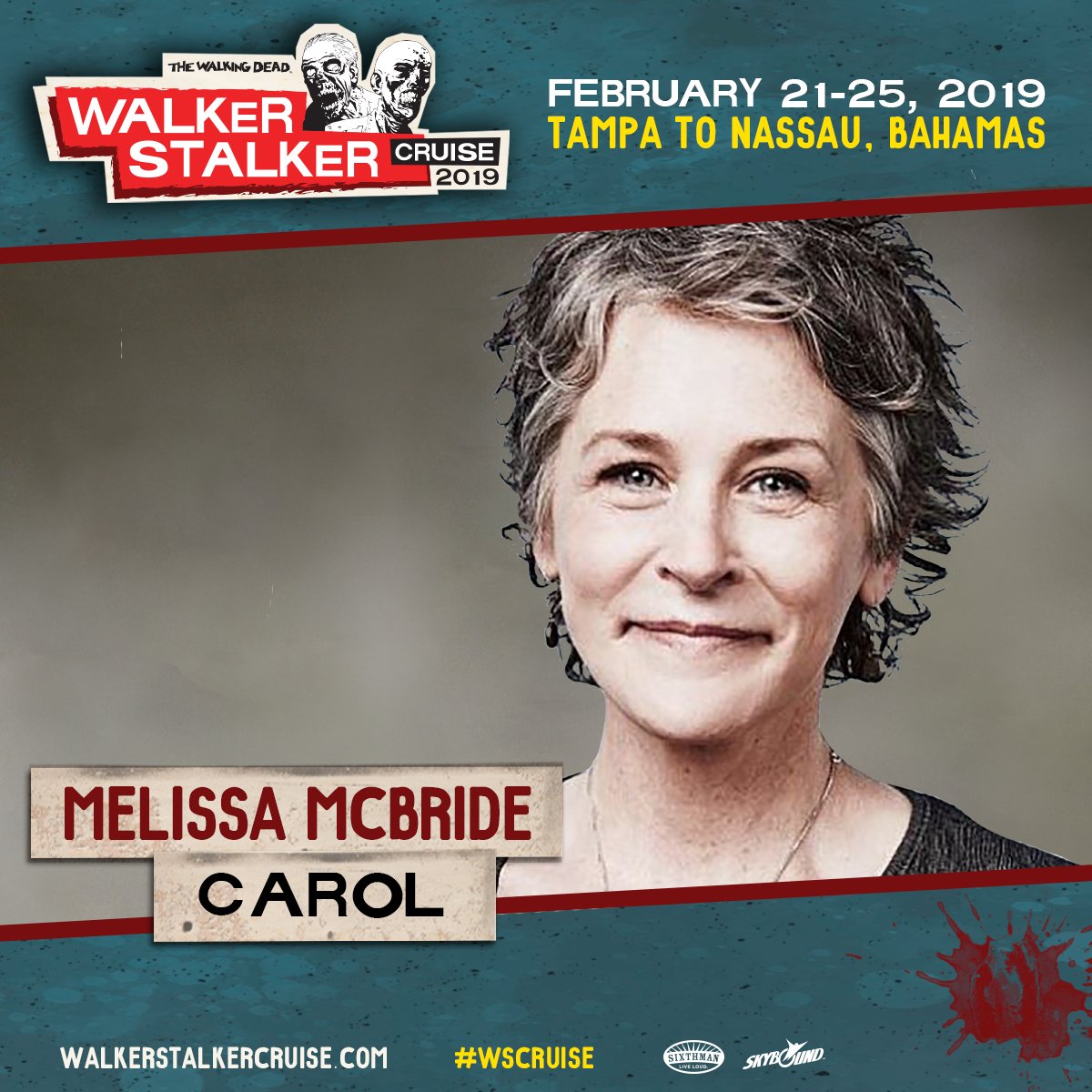 We cannot WAIT to meet first time #WSCruise guest <a href="/mcbridemelissa/">Melissa McBride</a> on our FINAL sailing!