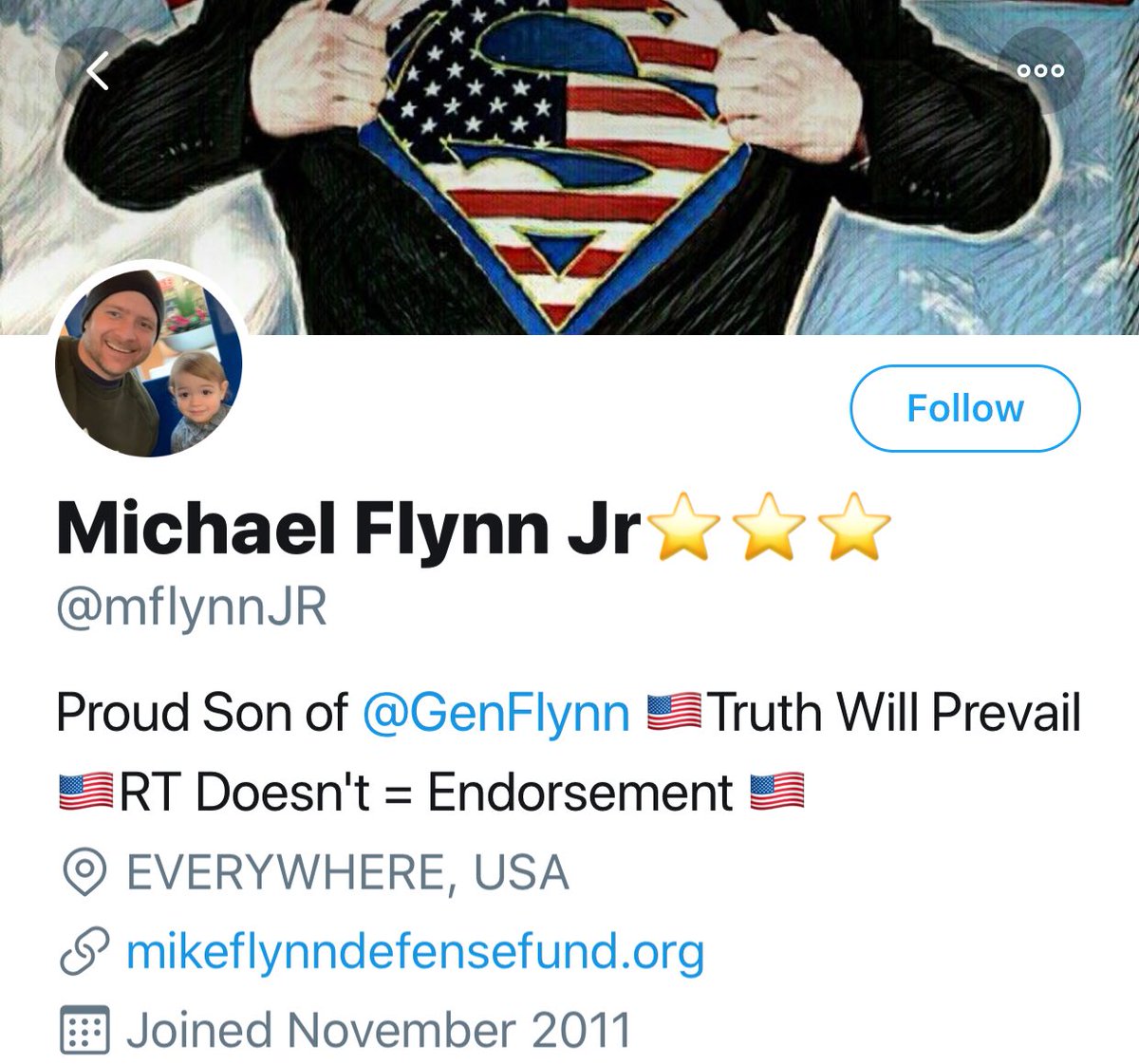 I wonder what conspiracy  #QAnon concocted to explain why Flynn Jr scrubbed his Twitter history... 