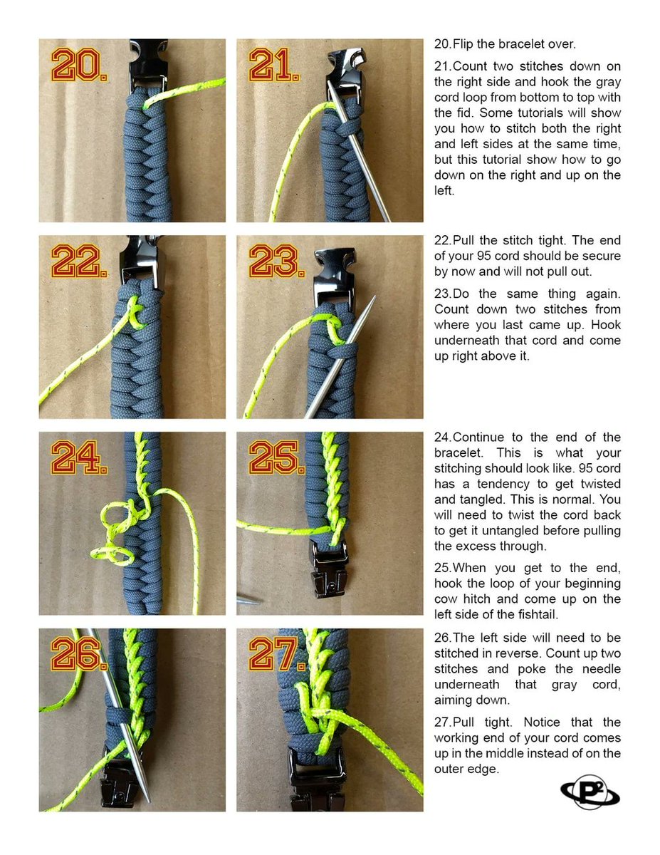 Paracord Planet on X: This tutorial shows how to make a center