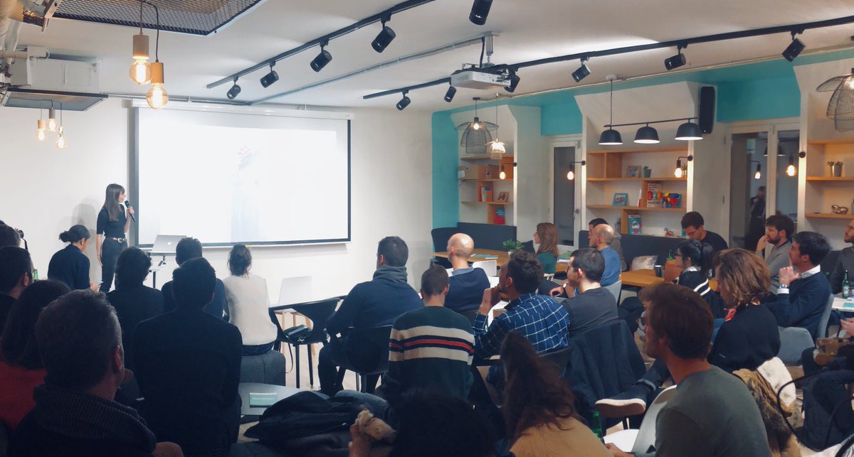 🗣👩🏻‍💻C’est parti pour ce nouveau #MeetupLPCx, on démarre avec <a href="/ALMeens/">Anne-Laure Meens</a> de @maltfrance et son talk sur le rebranding de Malt🖌🖌

Inscrivez-vous sur notre meetup pour ne pas manquer les prochains : 
meetu.ps/c/36nFM/vpbM8/a