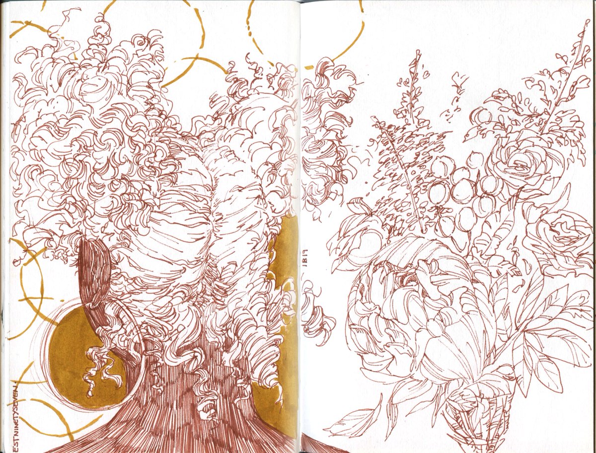 even more #ffxiv , some studies + horn tests (3/3) 