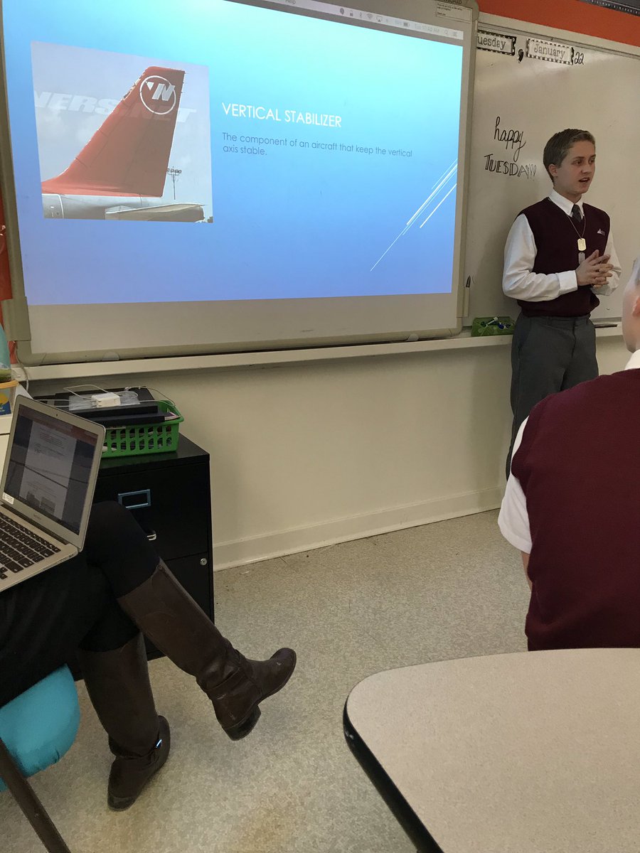 Thank you, Mathew, for coming back to grade six to teach parts of the plane. Awesome lesson! <a href="/rundleacademy/">Rundle Academy</a> #grade6 #flight #partsoftheplane