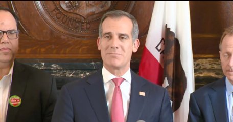 Failing L.A. mayor Eric Garcetti not running for president with the Democrat communists