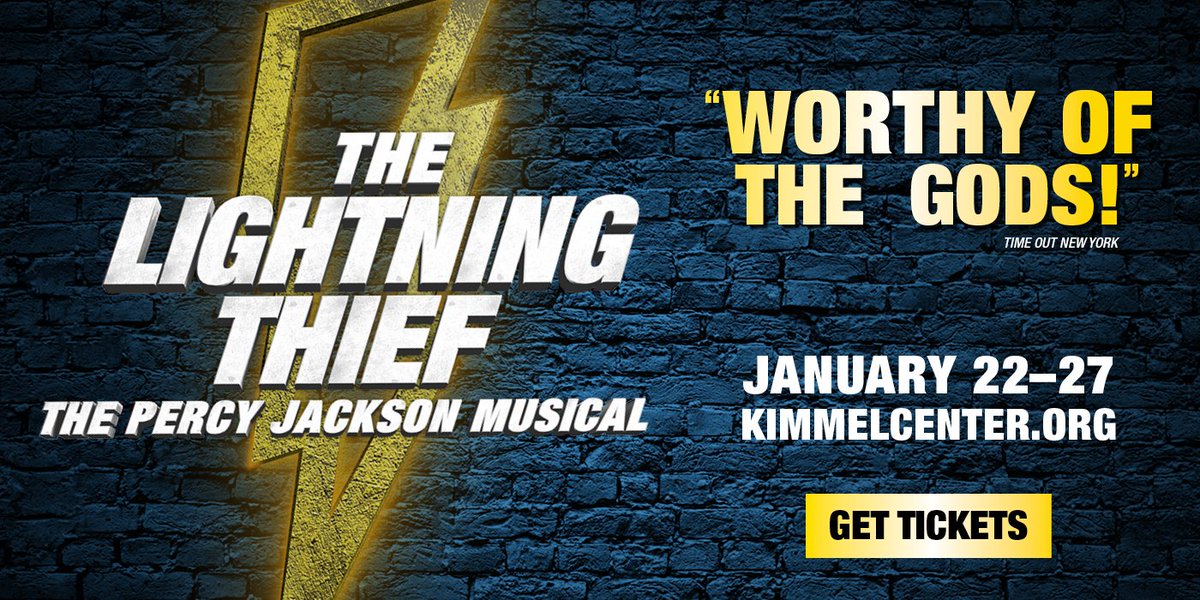 PWpromos's tweet photo. The Lightning Thief: The Percy Jackson Musical @KimmelCenter Get tickets now https://t.co/Qcb4hF3Dwq https://t.co/MrpSlASprH