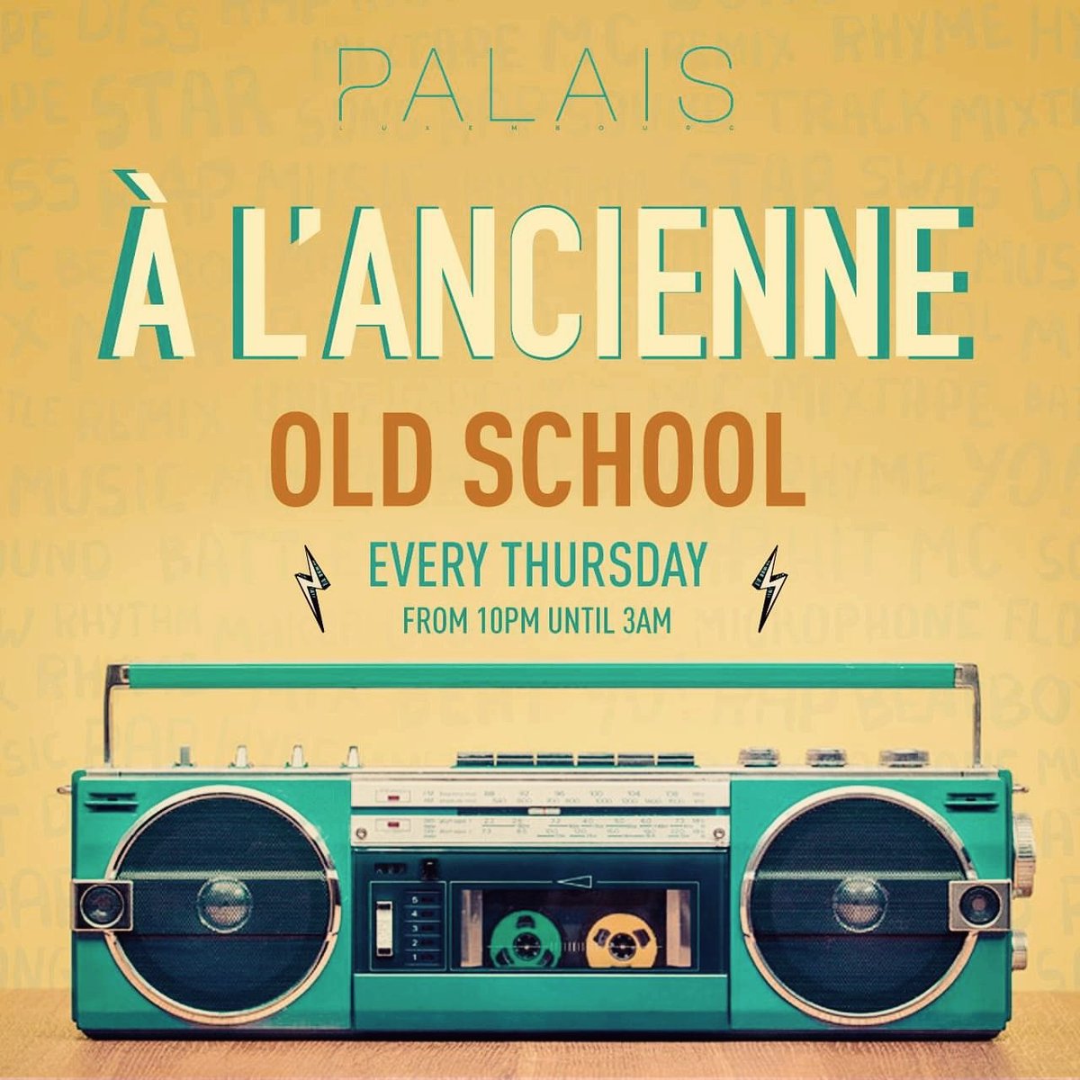 MisterD_SoHouse's tweet photo. This Thursday @ Palais best of old school classics until 3am with "Mrdwen" ! 🎧🎶🍹🔊 https://t.co/hdH5GfVC2Z