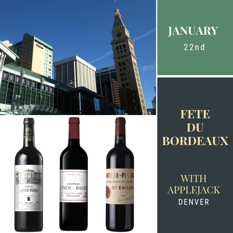 Back in Denver tonight with <a href="/applejack/">‏۟</a> at @WestinDenverDT for another great celebration of fine wines and food!