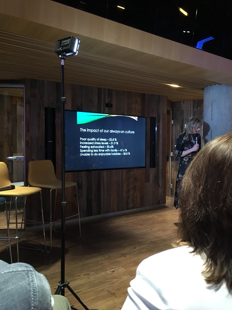 letusrevolt's tweet photo. #KarenHilliard @IbecKeepWell emphasising the negative impact of #sleepdeprivation on employees at #WorkplaceWellnessIreland. Do get in touch with me about #SleepOptimisation #workshops for your people. https://t.co/IIUCVJetMI