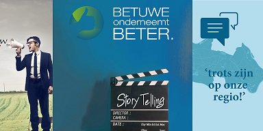 #BetuweOnderneemtBeter #TakeOne Onze ondernemers verdienen het om in de schijnwerpers te staan. Daarom is ons thema ‘Storytelling’ en komen we met verhalen van ondernemers die ons inspireren en laten zien wat onze regio in huis heeft. Morgen #TakeTwo ... bit.ly/2DrREMw