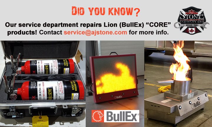AJStoneService's tweet image. Contact us for your LION firefighting training props (formerly BullEx) service needs in Ontario.
Call 1-800-205-3473 ext 137 or email service@ajstone.com for more info.
#WeServiceWhatWeSell
