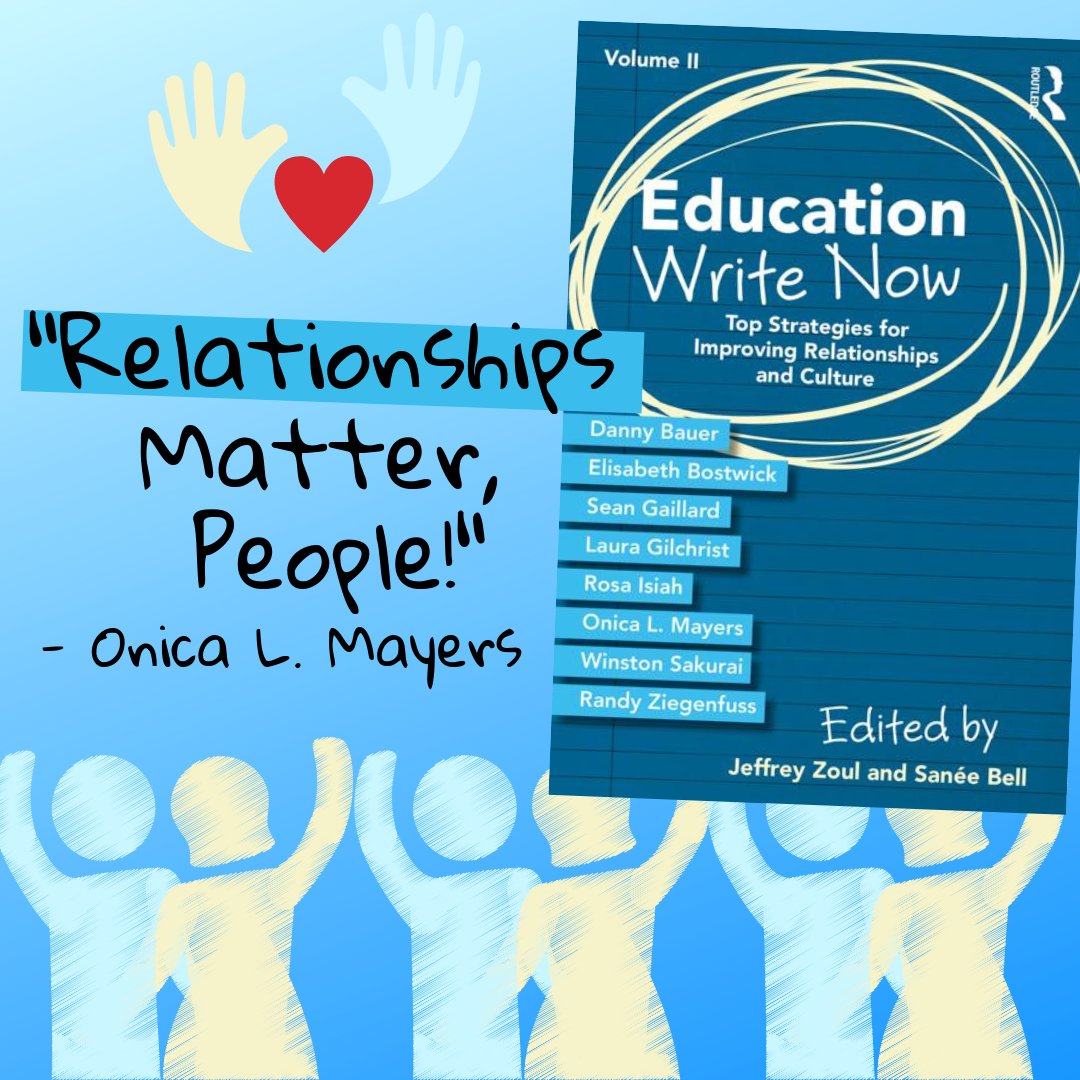 RoutledgeEOE's tweet photo. Happy pub day to #EdWriteNow Vol II! Ed. by @Jeff_Zoul @SaneeBell, Vol II focuses on the heart of everything we do in education. Feat. chapters by @ziegeran @RosaIsiah @ElisaBostwick @lauragilchrist4 @O_L_Mayers @winstonsakurai @smgaillard @alienearbud! https://t.co/F32ySZ9NNZ https://t.co/m1KBExptIT
