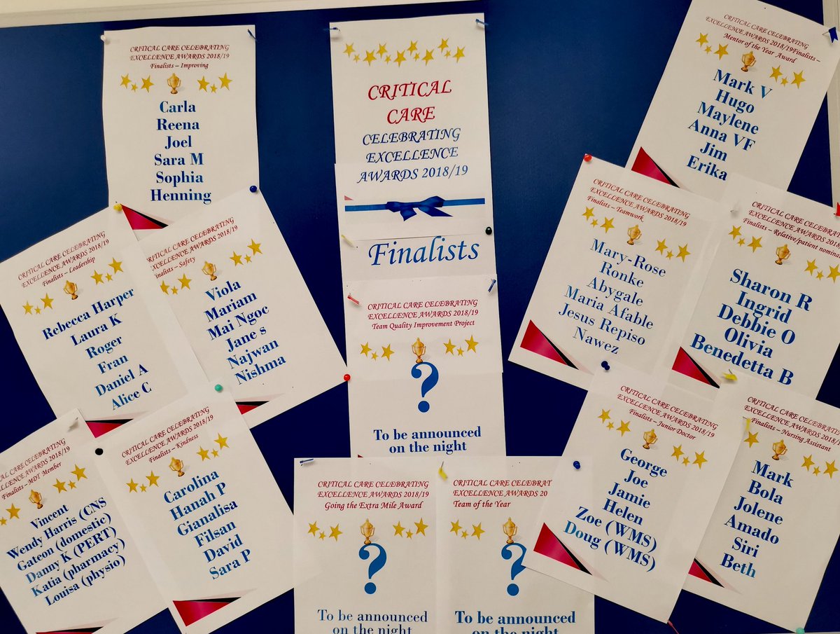 <a href="/uclh/">UCLH</a> CCU Excellence Finalists are out! Huge congrats to everyone! Have to wait til 7th March award's night for winners🙌 <a href="/Ramen91528506/">Ramen.</a> @FloPanelCoates @vsweeney431 <a href="/ch323/">Charles House</a> <a href="/DonnaEddy13/">Donna Eddy</a> @Mystique1104 <a href="/Franniewoos/">Fran💙</a> @debolu101 <a href="/mamoran2519/">Mariam Amoran</a>  <a href="/Passang07126881/">Passang</a> <a href="/RabinaTindale/">Rabina Tindale</a> <a href="/WeNurses/">WeNurses 💙</a>