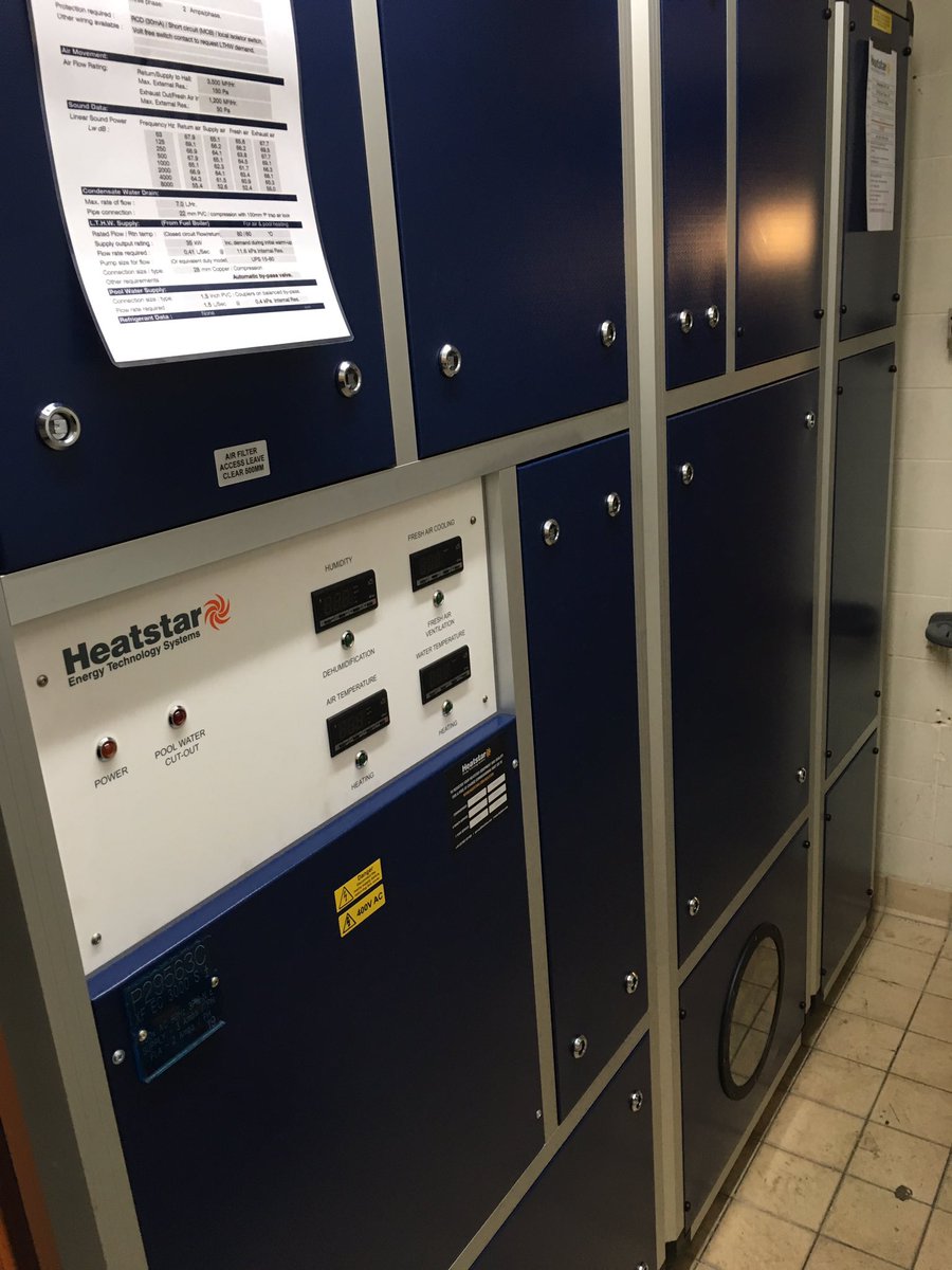 BRMPoolcare's tweet photo. From one to another. Heatstar air handling unit installation at a Blackpool hotel. @HeatstarLTD @ChoiceBlackpool https://t.co/8E2H4uS0Dp