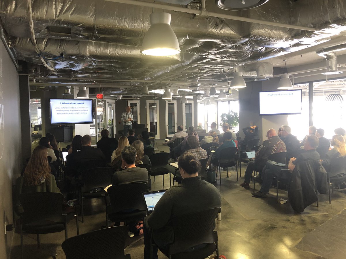 Day two of founders academy with <a href="/gordondaugherty/">Gordon Daugherty</a> <a href="/CapitalFactory/">Capital Factory ⚙️</a> Lots of skills and knowledge! #startuplife