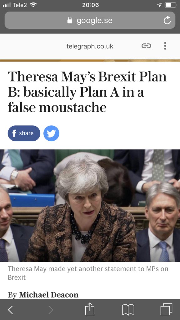 Svårt att beskriva gårdagens förslag från Theresa May på ett mer träffsäkert sätt!