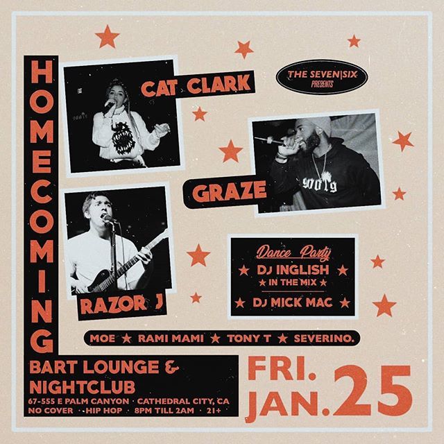 RazorJMusic's tweet photo. Show this Friday night!! @bartlounge Get ready to move πΊπ½and vibe out to a π₯ lineup of djs and artists
I'll be performing some new music too
Come get crazy with me!
#ShowNight #RazorJ #HIPHOP #Crazy https://t.co/BCDKpNeYsi https://t.co/db8XqCpr6H