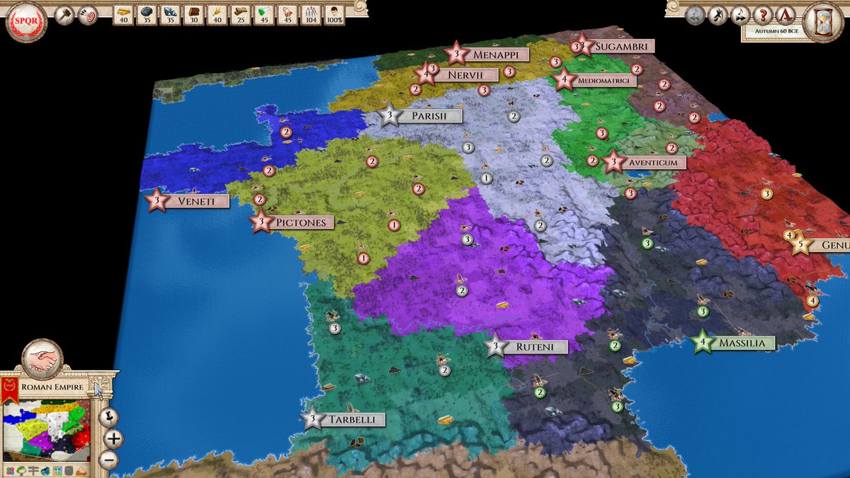 kube_games's tweet photo. Aggressors: Ancient Rome does not start and end with the Mediterranean scenario. Today we would like to introduce you a scenario called "The Gallic Wars", created by Liko336.
https://t.co/sHI93IuiBM
#4X #turnbasedloversdotcom #turnbasedgames #gamepromo #Aggressors https://t.co/DGDKOKdwS9
