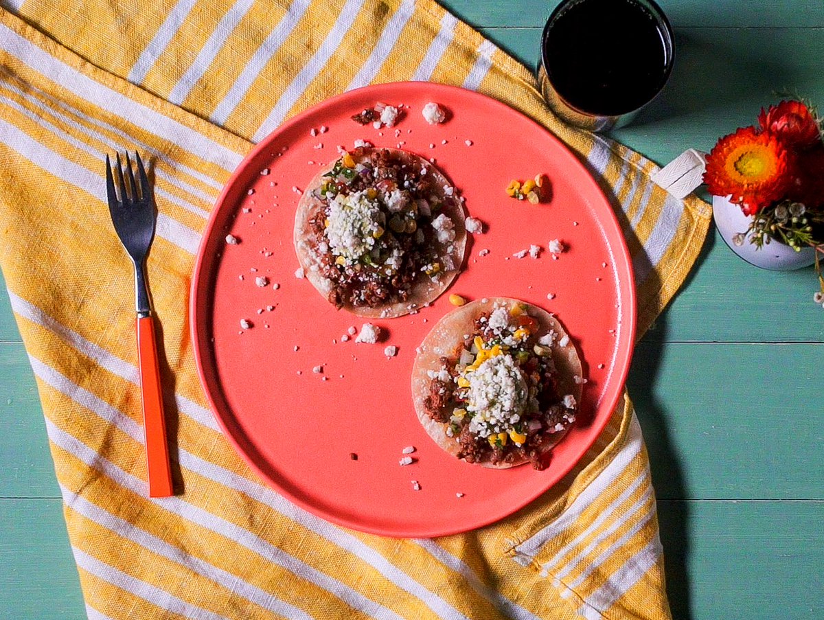 ImpossibleFoods's tweet photo. Taco Tuesdays is about to get better! 200 restaurants are now serving the NEW NEW Impossible™ and growing fast.
Find them here: https://t.co/Jj5Cy1wgrv
#CheatOnBeef #ImpossibleFoods https://t.co/E8sTyOQjk3