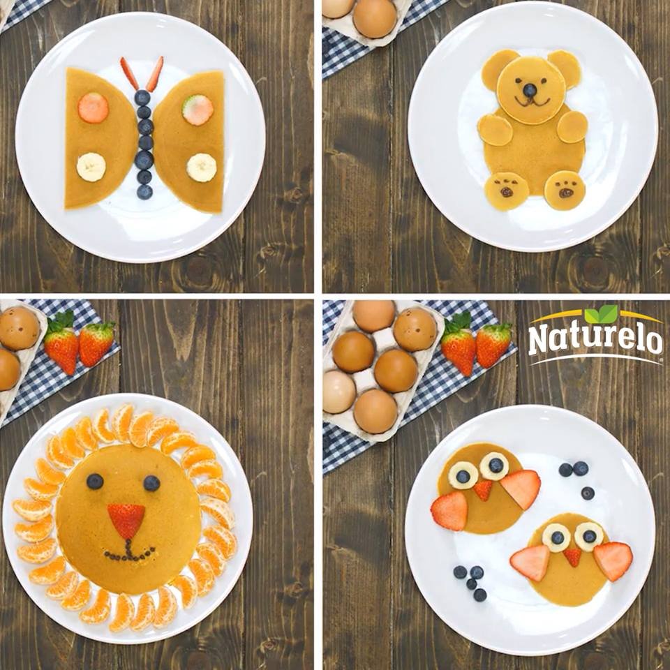 Lo bien hecho y #Naturable sabe mejor. Te dejamos 4 ideas diferentes de decorar sus hotcakes 🤩✨