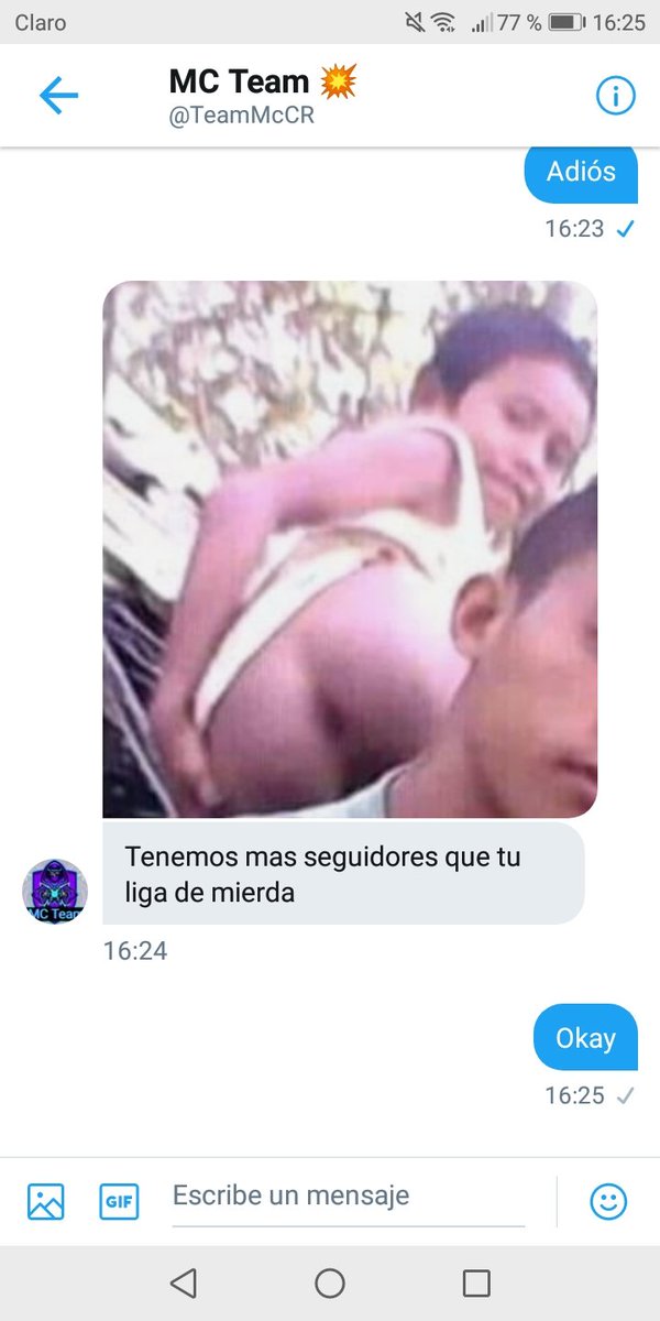 Torneo_Sudameri's tweet photo. Que poca seriedad y falta de respeto hacia  nuestra liga de parte de este equipos

Nos tratan mal con groserías y mandan fotos obscenas

Dar RT por favor https://t.co/N0B4u5nE6k