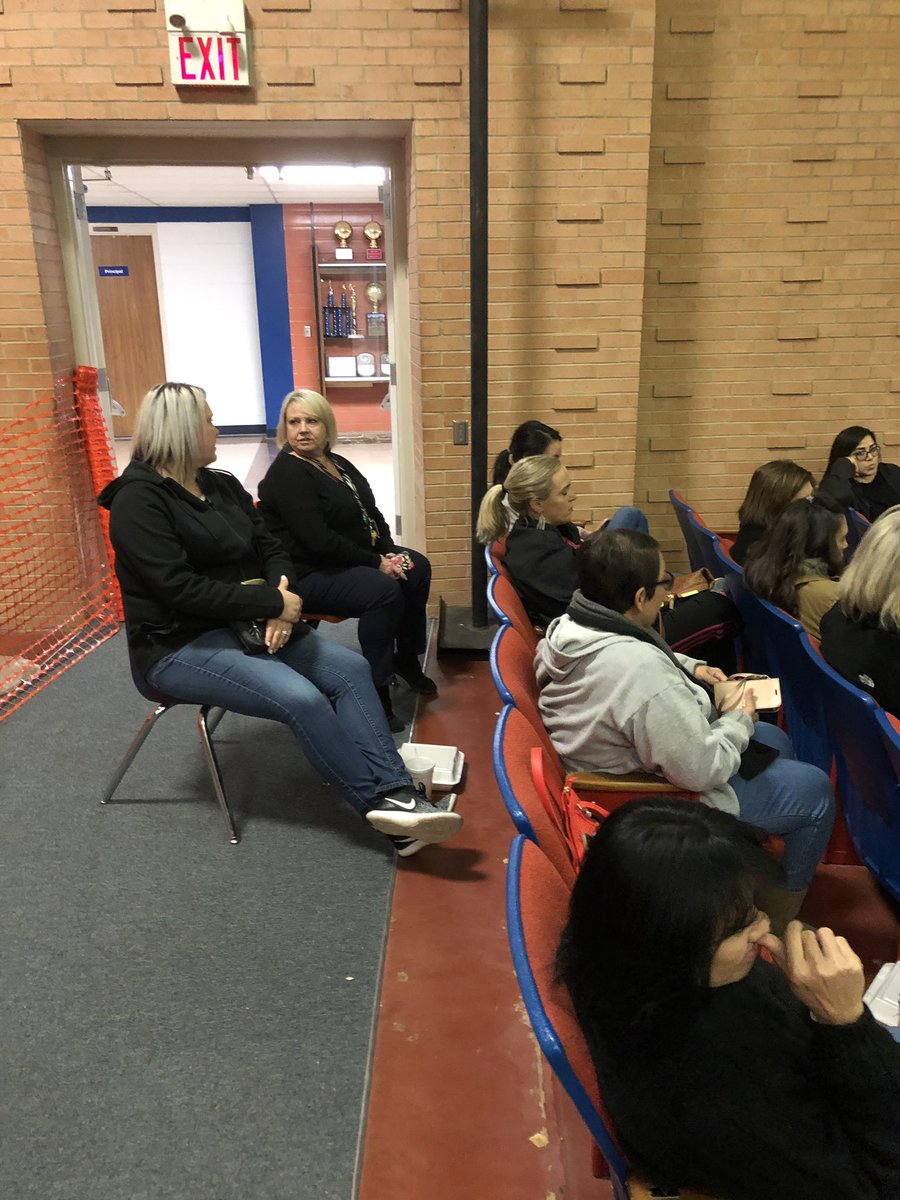 Special Education Paras enjoyed learning from Region 9 and NAMI #WFISDdsd19 #iamwfisd