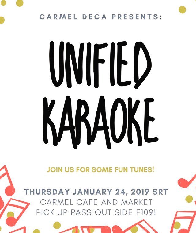 Don’t miss an awesome time at Unified Karaoke 🎤!! It is this Thursday during SRT!!! Can’t wait to see you sing your heart out 🎶 🎼 🎵 bit.ly/2DrKzvr