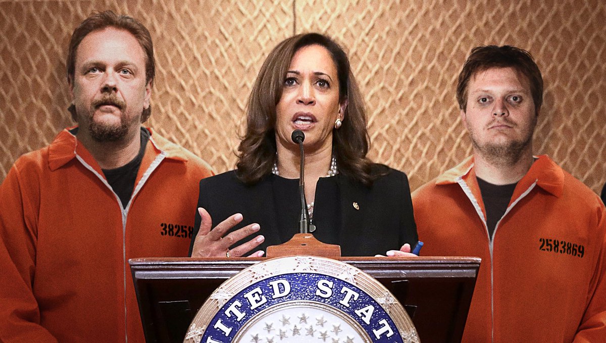 Kamala Harris Assembles Campaign Staff Of Unpaid California Prison Laborers trib.al/k78Opgk