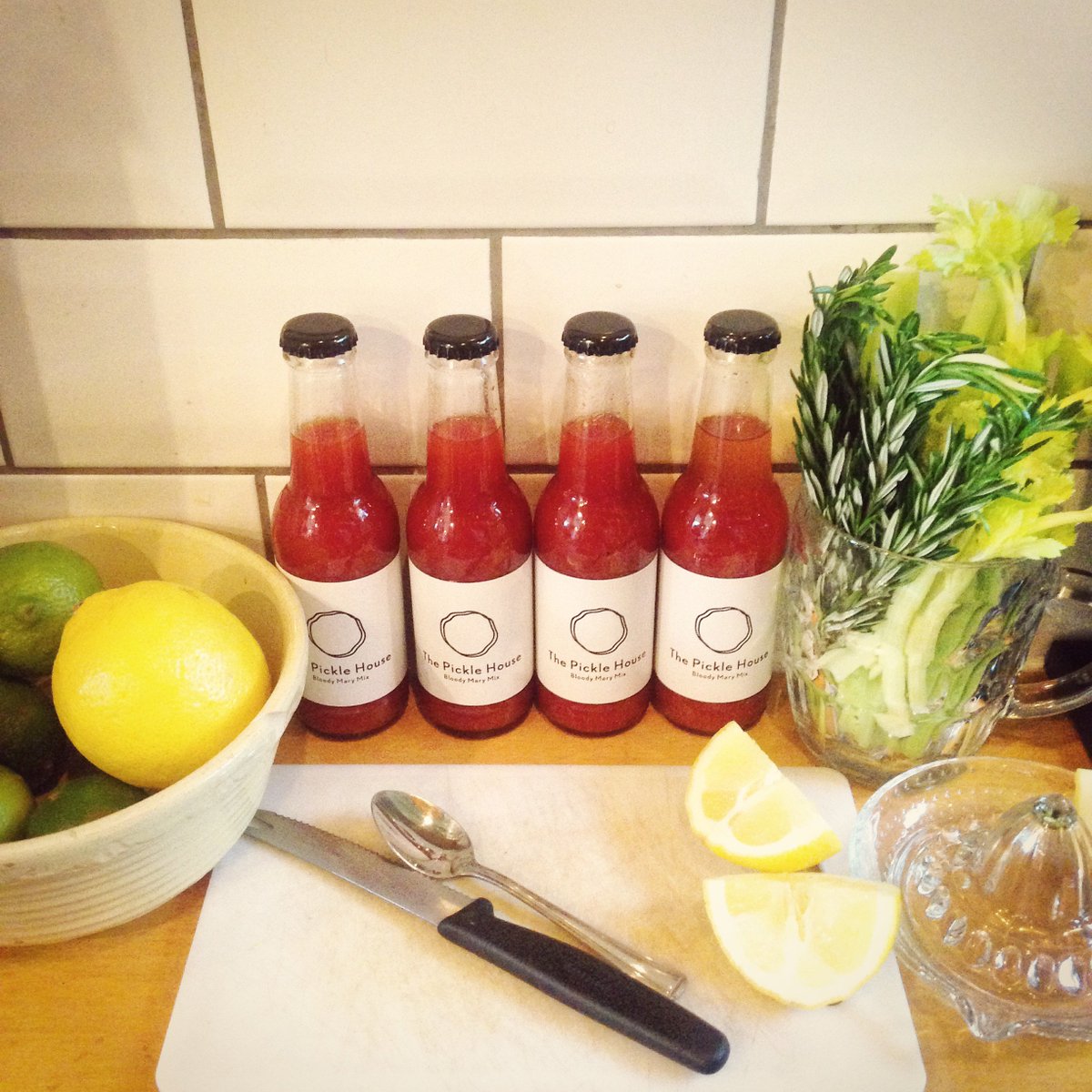 Need something to kick start your weekend? How about a #BloodyMary made with <a href="/DistillinginE3/">EastLondonLiquorCo</a> vodka &amp; <a href="/ThePickleHouse/">The Pickle House</a> spicy tomato mix? They're rather good! #craftnotcrap #Nunhead #se15 #southlondon