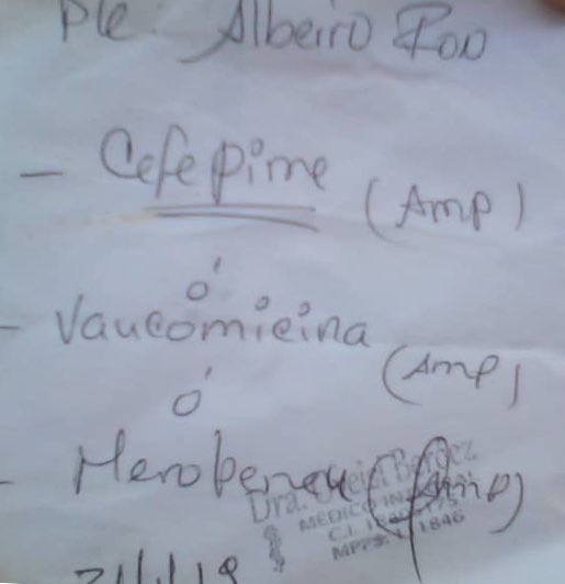 indhiraflores's tweet photo. #22Ene En Calabozo, edo. Guarico se busca con urgencia para bebé hospitalizado en emergencia pediátrica #Vancomicina #Meropenen #BuscandoMedicinas @calabotzo @CalabozoDigital https://t.co/euaKQeIf3s